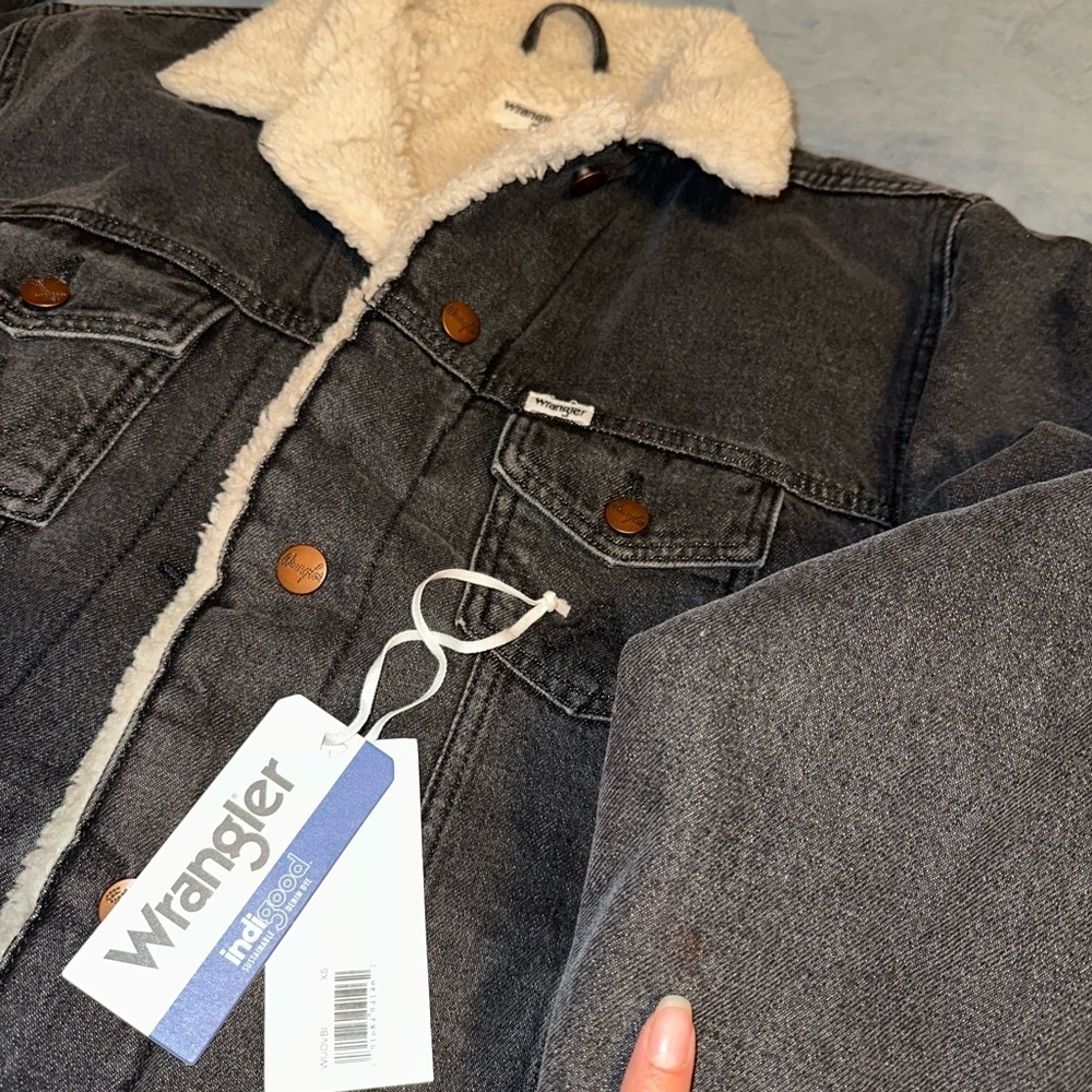 Wrangler indigood DENIM DYE Sherpa Jacket - Picture 13 of 15